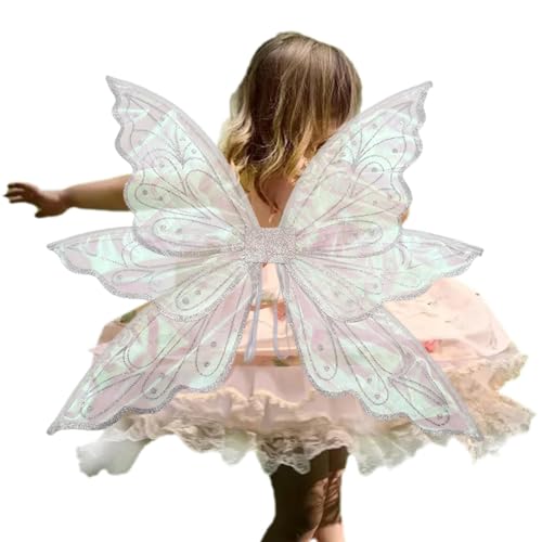 Funkelnde feenflügel - schmetterlingselfenflügel deko, verkleidung | Dress‑up regenbogenflügel, Halloween kostüm Symbol für Kinder Funkelnde feenflügel - schmetterlingselfenflügel deko, verkleidung | Dress‑up regenbogenflügel, Halloween kostüm Symbol für Kinder von Generisch