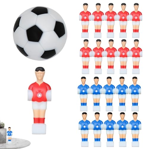 Fußball -Ersatzspieler, Tischfußballspieler | 22x Harz Fußballmänner Figuren - Kinderspielzubehör, Nicht -Slip -Hockey -Geräteersatz für Kinder Mädchen Fußball -Ersatzspieler, Tischfußballspieler | 22x Harz Fußballmänner Figuren - Kinderspielzubehör, Nicht -Slip -Hockey -Geräteersatz für Kinder Mädchen von Generisch