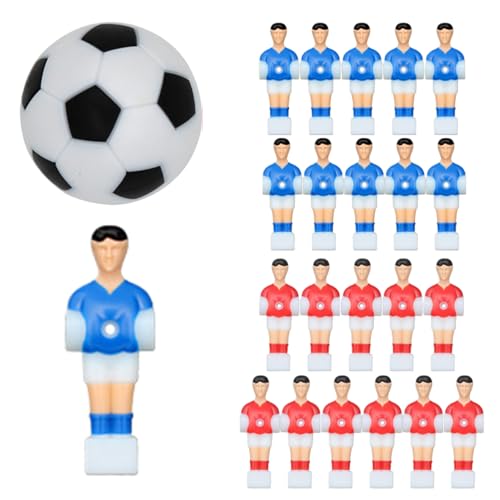 Fußball -Ersatzspieler, Tischfußballspieler | 22x Harz Fußballmänner Figuren - Kinderspielzubehör, Nicht -Slip -Hockey -Geräteersatz für Kinder Mädchen Fußball -Ersatzspieler, Tischfußballspieler | 22x Harz Fußballmänner Figuren - Kinderspielzubehör, Nicht -Slip -Hockey -Geräteersatz für Kinder Mädchen von Generisch