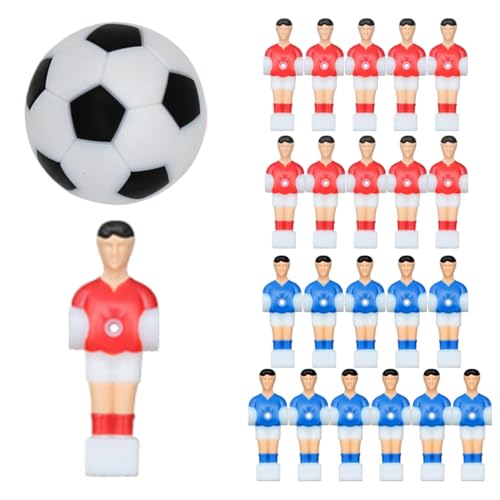 Fußball -Ersatzspieler, Tischfußballspieler - 22x Table Player -Figuren für Fußball | Kinderspielzubehör, Nicht -Slip -Hockey -Geräteersatz für Kinder Mädchen Fußball -Ersatzspieler, Tischfußballspieler - 22x Table Player -Figuren für Fußball | Kinderspielzubehör, Nicht -Slip -Hockey -Geräteersatz für Kinder Mädchen von Generisch