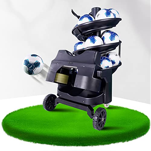 Fußball-Service-Maschine, Fußballwerfer, Fußball-Schießmaschine, 4,5–8 Sekunden Servierfrequenz, 15 Bälle, tolles Geschenk für Kinder, Spielball, Übungsgerät von Generisch