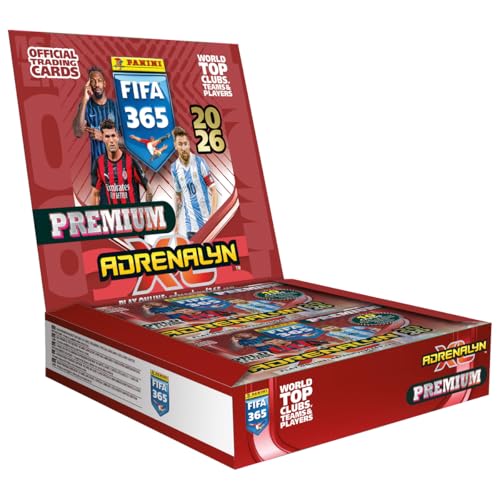 Fußball Trading Cards 2026 | 1x Premium Pack Display mit 10 Packs | 100 Karten inkl. 30 Specials & 10 Premium Limited Editions | Road to WM 2026 von Generisch