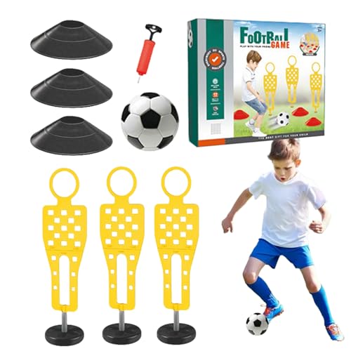 Fußballausrüstung - Fußballtrainingsausrüstung - Bildungskinder Fußball Hindernisspiele Set Multi -Personen -Sportspielzeug für Outdoor Park Backyard Home Gym Indoor Fun Girls Fußballausrüstung - Fußballtrainingsausrüstung - Bildungskinder Fußball Hindernisspiele Set Multi -Personen -Sportspielzeug für Outdoor Park Backyard Home Gym Indoor Fun Girls von Generisch
