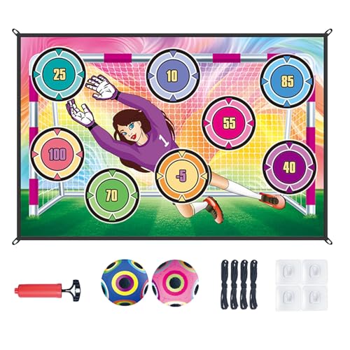 Fußballspiel - Backyard Soccer Toys, Indoor Outdoor Soccer Goal Set | Training Zielnetz, lustiges Sportspiel, Elternkindaktivität, interaktives Spiel, Partyspiele für Kinder im Alter von 3 bi Fußballspiel - Backyard Soccer Toys, Indoor Outdoor Soccer Goal Set | Training Zielnetz, lustiges Sportspiel, Elternkindaktivität, interaktives Spiel, Partyspiele für Kinder im Alter von 3 bi von Generisch