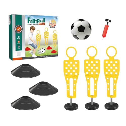 Fußballübungsausrüstung - Fußballtraining Accessoires | Kid Soccer Training Gear & Hindernisspiel Set | Set Für Und Mädchen | Multi-Personen-Sportspielzeug Für Hinterhof, Innen-, Park, Fitnesss Fußballübungsausrüstung - Fußballtraining Accessoires | Kid Soccer Training Gear & Hindernisspiel Set | Set Für Und Mädchen | Multi-Personen-Sportspielzeug Für Hinterhof, Innen-, Park, Fitnesss von Generisch