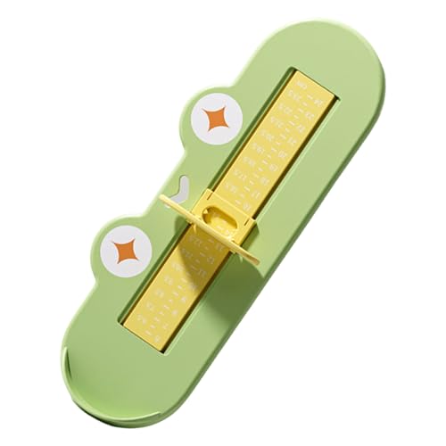 Fußmessgerät Kinder – Kunststoff Lineal Messhilfe, Fußgrößenprüfer Präzises Schuhgrößenmessgerät | Kindgerechtem Cartoon-Design Einfaches Für Mädchen Beim Schuhkauf Wachstumstracking von Generisch