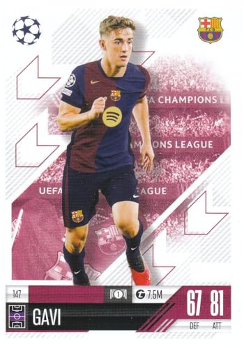 GAVI t 7.5M zentrales Mittelfeld Youngster Barcelona Topps Fußball Sammelkarte 147 von Generisch