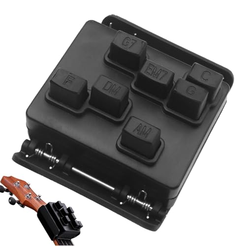 GENERICO Ukulele Trainer Ukulele Records Presser, Guitar Chord Helper Ukulele Anschluss Akkorde Trainer für Gitarre, Easy Press Cordo Ukulele Aid, Guitar Chord Trainer, 23-26 Zoll Zubehör GENERICO Ukulele Trainer Ukulele Records Presser, Guitar Chord Helper Ukulele Anschluss Akkorde Trainer für Gitarre, Easy Press Cordo Ukulele Aid, Guitar Chord Trainer, 23-26 Zoll Zubehör von Generisch