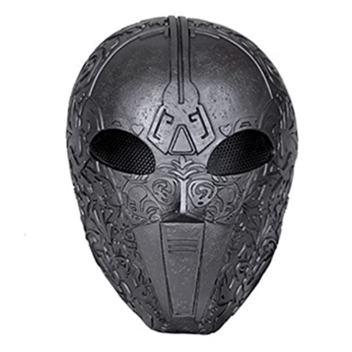 GFRP Horror-Soldat Cosplay Maske Halloween Tanzparty Requisiten Kostüm Maske für Erwachsene (Gewehr) von Generisch