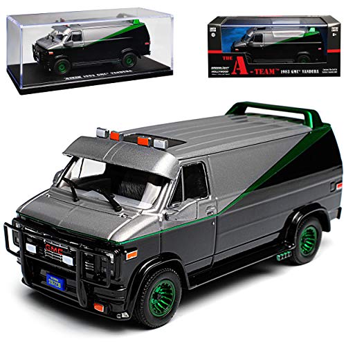 GMC Vandura The A-Team Schwarz mit Grün 1968-1996 1/43 Greenlight Modell Auto GMC Vandura The A-Team Schwarz mit Grün 1968-1996 1/43 Greenlight Modell Auto von Generisch