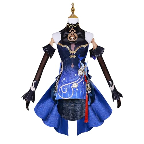 Game Ganyu Cosplay-Kostüm, elegant, schmal, Uniform, Damen, Halloween, Partykleidung Game Ganyu Cosplay-Kostüm, elegant, schmal, Uniform, Damen, Halloween, Partykleidung von Generisch