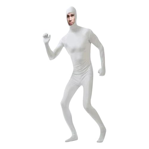 Ganzkörperanzug Damen Herren Greenscreen Anzug Zentai Suit Ganzkörper Slenderman Kostüm Jugendliche Bodysuit Man Catsuit Männer Cosplay Jumpsuit Für Party Karneval Unisex von Generisch