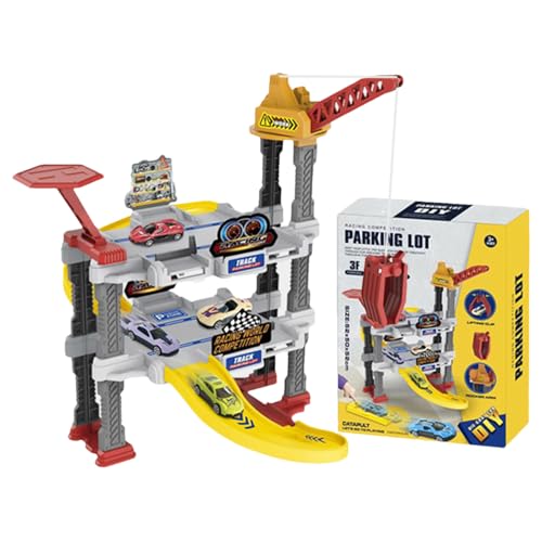 Garagenparkplatz für, Parkhaus-Spielset | Kreatives Autoschienen-Set,Katapultbahn, kooperatives Kinderspielzeug für Geburtstag, Weihnachten, Neujahr, Ostern Garagenparkplatz für, Parkhaus-Spielset | Kreatives Autoschienen-Set,Katapultbahn, kooperatives Kinderspielzeug für Geburtstag, Weihnachten, Neujahr, Ostern von Generisch