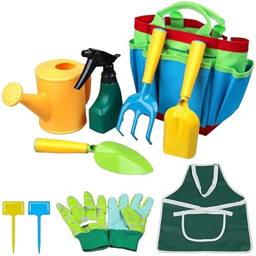 Gartengeräte für Kinder,Gartenspielzeug Set,Spielwerkzeuge für den Strand/Garten,Gartenwerkzeug Set Im Freien,Kinder Gartenhandschuhe, Kinderschürze, Gartenspielzeug für Junge Mädchen Gartengeräte für Kinder,Gartenspielzeug Set,Spielwerkzeuge für den Strand/Garten,Gartenwerkzeug Set Im Freien,Kinder Gartenhandschuhe, Kinderschürze, Gartenspielzeug für Junge Mädchen von Generisch