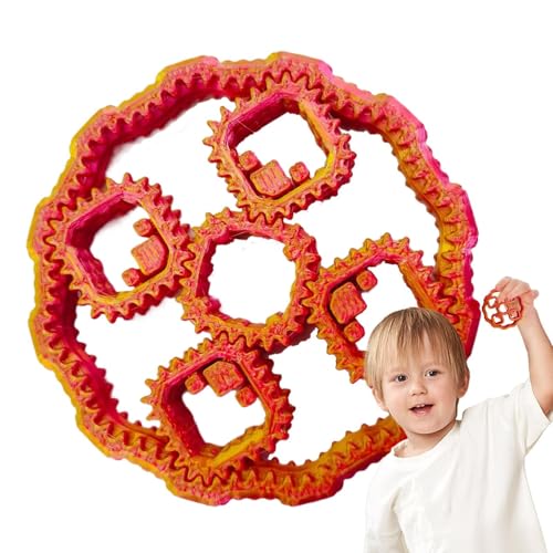 Gear Spinner Spielzeug,Hand Spinner Mit Sensorik-Zahnrädern | Sensorisches Entspannungsspielzeug Tragbar Für Schule Reisen Kompaktes Gyroskop von Generisch