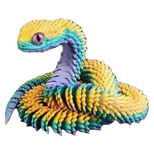 Gedrucktes Schlangenspielzeug - Flexible Schlangengelenke - Kreatives Spielzeug - Stressabbau Spielzeug Für Erwachsene - Halloween-Dekoration - Fidget Spielzeug Für Erwachsene Gedrucktes Schlangenspielzeug - Flexible Schlangengelenke - Kreatives Spielzeug - Stressabbau Spielzeug Für Erwachsene - Halloween-Dekoration - Fidget Spielzeug Für Erwachsene von Generisch