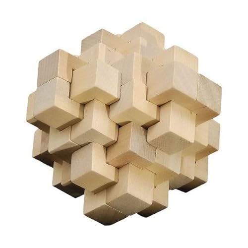 Geduldsspiel Diamant Logikspiel Spielzeug ZAUBERWÜRFEL aus Holz Holzpuzzle von Generisch