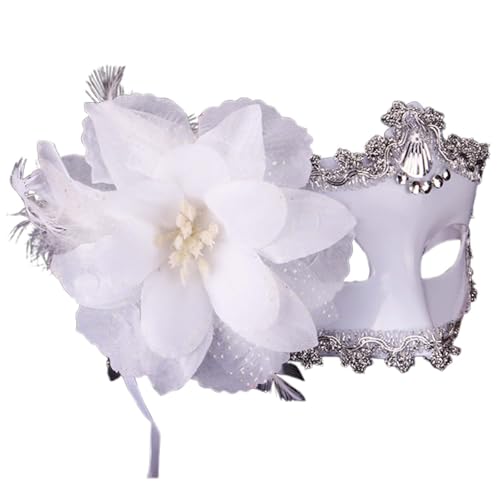 Gefälschte Blume Karneval Zubehör für Frauen Karneval Karneval Masken Ball Dekorationen Maskerade Maske Outfit Stirnbänder 2025 Karneval Dekorationen für Party Maskerade Maske Kostüme von Generisch