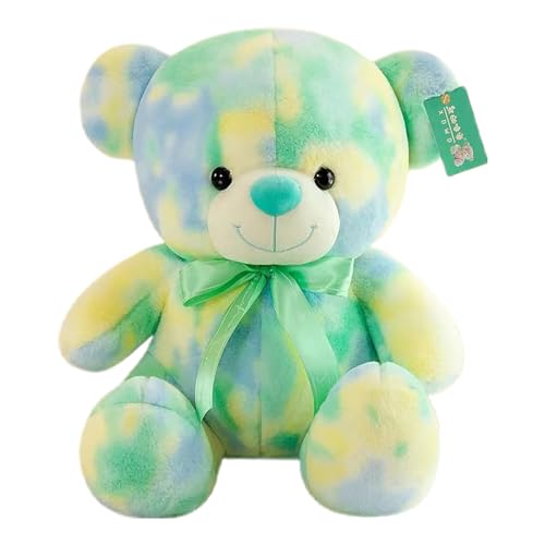 Gefüllter Bärtier - Buntes Spielzeugbär kuschelierende sitzende Tiere | Huggable Throw -Kissen für Kinder weiche Tiere Plüsch für Schlafsaal, Schlafzimmer, Studienzimmer weiche kuschelige bunte Plüsch Gefüllter Bärtier - Buntes Spielzeugbär kuschelierende sitzende Tiere | Huggable Throw -Kissen für Kinder weiche Tiere Plüsch für Schlafsaal, Schlafzimmer, Studienzimmer weiche kuschelige bunte Plüsch von Generisch