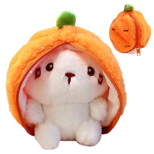 Gefüllter Hasenbag Anhänger, Plüschhasenpuppe,Weiche Reversible gefüllte Kaninchenmodell | Bequeme Touch Plüsch Bunny Puppe für Wohnzimmer, Schlafzimmer von Generisch