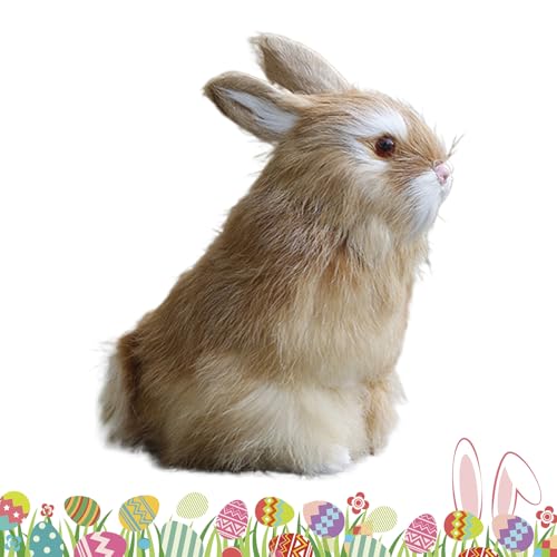 Gefüllter Hasenplüsch, Kaninchenplüsch | Simulation Kaninchenpuppe - Hasengefüllte Tiere Plüschspielzeug Weiches Ornament für Osterabschlussdekorationen Gefüllter Hasenplüsch, Kaninchenplüsch | Simulation Kaninchenpuppe - Hasengefüllte Tiere Plüschspielzeug Weiches Ornament für Osterabschlussdekorationen von Generisch
