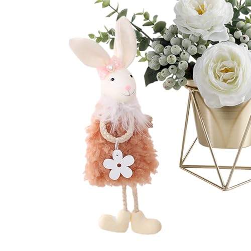 Gefüllter Osterhase aus Plüsch, Osterhasen-Puppendekoration,Osterhasen-Dekorationen - Weiches Hasen-Stofftierspielzeug, kleine Hasenpuppe, süßes festliches Plüschtier für Fenster, Bücherregal, Heimdek Gefüllter Osterhase aus Plüsch, Osterhasen-Puppendekoration,Osterhasen-Dekorationen - Weiches Hasen-Stofftierspielzeug, kleine Hasenpuppe, süßes festliches Plüschtier für Fenster, Bücherregal, Heimdek von Generisch