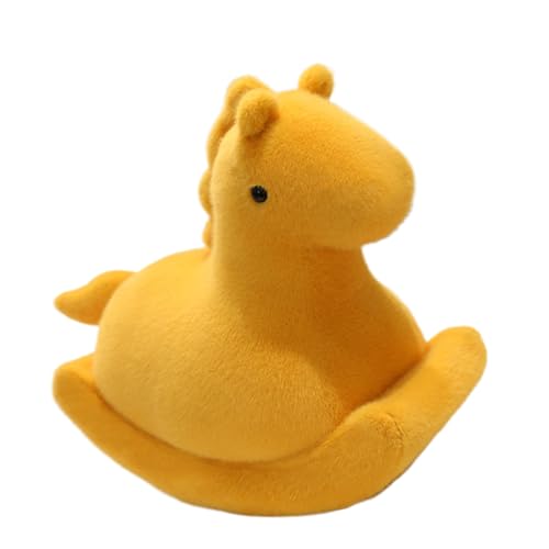 Gefülltes plüschspielzeug, ausgestopftes Spielzeug | 15,7 Zoll Rocking Horse Huggable Toy - Weiche Sammlertier -Tabletop, spielerischer Begleiter für Bettsofa Wohnzimmer Schlafzimmer Auto Gefülltes plüschspielzeug, ausgestopftes Spielzeug | 15,7 Zoll Rocking Horse Huggable Toy - Weiche Sammlertier -Tabletop, spielerischer Begleiter für Bettsofa Wohnzimmer Schlafzimmer Auto von Generisch