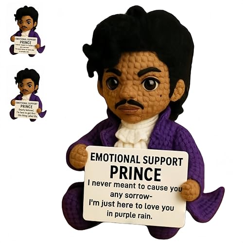 Gehäkelte emotionale Unterstützungspuppe, handgefertigt, klein, lustig, süß, emotionales Unterstützungsgeschenk für Frauen, Freunde, Studenten, Kollegen oder zum Hochschulabschluss (#1) von Generisch