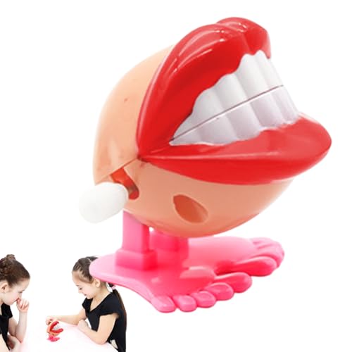Gehen Zähne zu gehen Wieder hoch nach Oben - Zähne Walking Toy Snacks lustiges Spielzeug lustige Zähneuhr Lustige Spielzeug lustige Füße Jacke von Walking Toy von Generisch