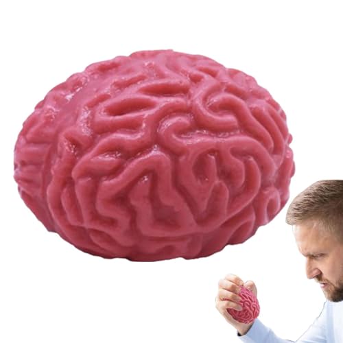 Gehirn-Quetschbälle – Halloween-Gehirnspielzeug | Langsam zurückprallende Stressbälle, realistische gefälschte Organe, blutige, gruselige weiche Gelbälle, weicher, klebender Gehirn-Halloween Gehirn-Quetschbälle – Halloween-Gehirnspielzeug | Langsam zurückprallende Stressbälle, realistische gefälschte Organe, blutige, gruselige weiche Gelbälle, weicher, klebender Gehirn-Halloween von Generisch