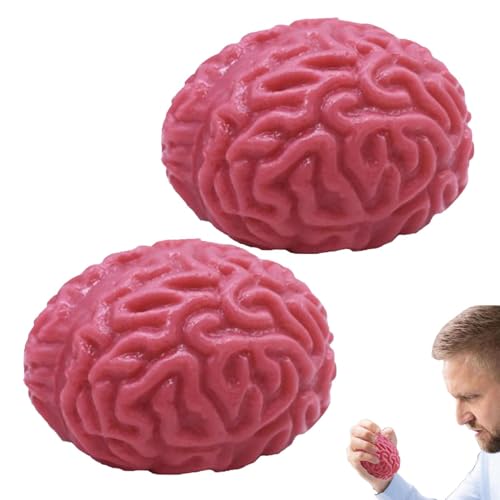 Gehirnball Zum Drücken,2X Anti Stress Bälle,Gehirn Stress Spielzeug,Spielzeug Zum Drücken des Menschlichen Gehirns,Realistische Gefälschte Orgel,Halloween-Quetschspielzeug Gehirnball Zum Drücken,2X Anti Stress Bälle,Gehirn Stress Spielzeug,Spielzeug Zum Drücken des Menschlichen Gehirns,Realistische Gefälschte Orgel,Halloween-Quetschspielzeug von Generisch