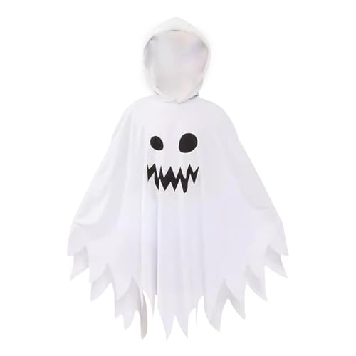 Geister Kostüm Kinder, Halloween Kostüm Kinder Gespenst, Halloween Geister Gruselkleid, Gruseliges Geisterkleid Mitternachtskostüm, Geisterkleid Gruseliges Und Süßes Geisterkostüm von Generisch