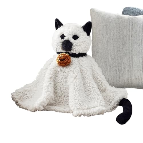 Geisterkatze Stofftier,Halloween Kuscheltiere - Weiches Plüschkissen Deko Für Mädchen Geburtstagsfeier Geisterkatze Stofftier,Halloween Kuscheltiere - Weiches Plüschkissen Deko Für Mädchen Geburtstagsfeier von Generisch