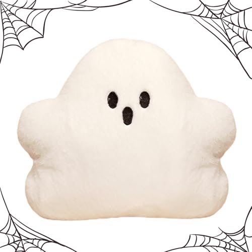 Geisterkissen Halloween,Süßes Geisterkissen - Cartoon Halloween Geist Plüschtier Puppe Wurfkissen|Heimdekoration, weiches, bequemes, mit Milchflanell gefülltes Plüschtier für Kinder und Erwachsene Geisterkissen Halloween,Süßes Geisterkissen - Cartoon Halloween Geist Plüschtier Puppe Wurfkissen|Heimdekoration, weiches, bequemes, mit Milchflanell gefülltes Plüschtier für Kinder und Erwachsene von Generisch