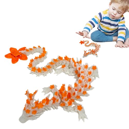 Gelenkiges Drachen-Zappelspielzeug, flexible dreidimensionale gedruckte Drachenstatue,Im Dunkeln leuchtende, flexible Drachenskulptur mit dreidimensionalem Druck - Flexible Gelenk-Drachenfiguren für W Gelenkiges Drachen-Zappelspielzeug, flexible dreidimensionale gedruckte Drachenstatue,Im Dunkeln leuchtende, flexible Drachenskulptur mit dreidimensionalem Druck - Flexible Gelenk-Drachenfiguren für W von Generisch