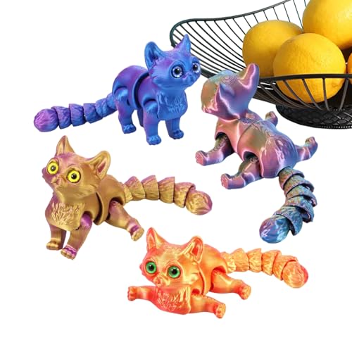 Gelenkiges Fidgets-Spielzeug, 3D-gedrucktes Fidgets-Spielzeug, Desktop-Figur mit beweglichen Gelenken für Bücherregal, Auto, Nachttisch, Schlafzimmer von Generisch