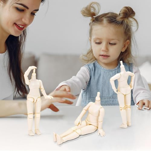 Gelenkpuppe,Gliederpuppe Action Spielfigur | Flexible Poseierbare Spielzeug Für Kinder Jugendliche Mädchen Gelenkpuppe,Gliederpuppe Action Spielfigur | Flexible Poseierbare Spielzeug Für Kinder Jugendliche Mädchen von Generisch