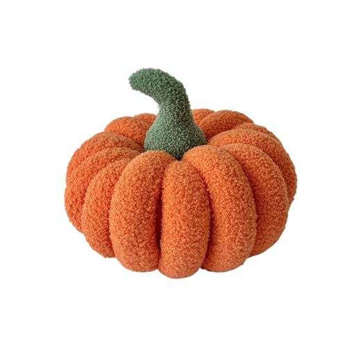 Gemütliche Herbstdekoration – Kürbiskissen, Plüschkissen, niedlicher saisonaler , realistische Halloween-Puppen-Dekoration für Schlafzimmer, Wohnzimmer, Wohnung, Innenveranda, Küche und von Generisch