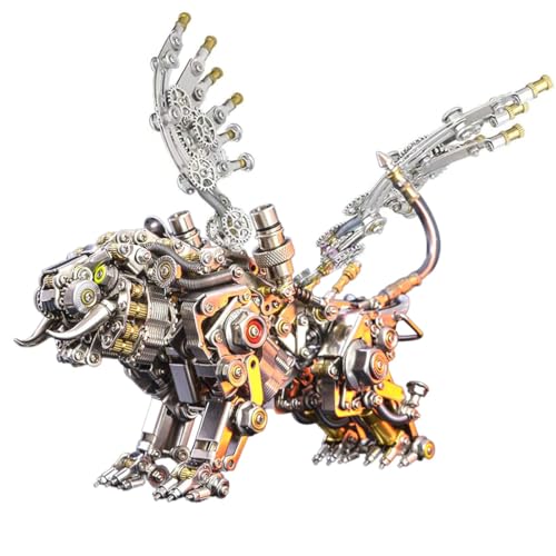 Generic 3D-Metall-Puzzles für Erwachsene, 700 Stück, Steampunk-Metall-Tiger-Modellbausätze, Gehirn-Teaser, Heimdekoration, Geschenk für Teenager, Erwachsene, Tierliebhaber, mechanische Liebhaber Generic 3D-Metall-Puzzles für Erwachsene, 700 Stück, Steampunk-Metall-Tiger-Modellbausätze, Gehirn-Teaser, Heimdekoration, Geschenk für Teenager, Erwachsene, Tierliebhaber, mechanische Liebhaber von Generisch