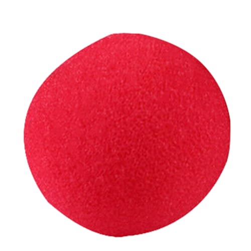 Generic 50 mm rote Schwammbälle aus Schaumstoff, Zirkus, Clownsnase, Cosplay-Requisiten, Zirkus, rote Kugel für rote Nase, Zirkus, Cosplay-Kostüm von Generisch