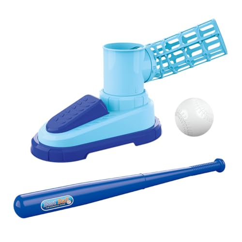 Generic Baseball Pitching Machine Wurf- und Fangballspiel für 3-5 (blau) von Generisch