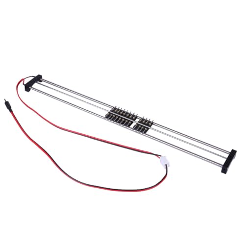 Generic HO Modelleisenbahn Laufbandschiene, 50 cm, 1:87, Modelleisenbahn mit Verbindungslinie, DIY-Zubehör, langlebige Edelstahl-Kupfer-Kugellager (6 Stück) von Generisch