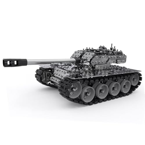 Generic Metal Main Battle Tank Model Kit for Adults - DIY Stainless Steel Military Vehicle, Precision Assembly Craft for Gifts or Display (843pcs) von Generisch