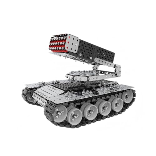 Generic Metall Raketenwerfer Panzer Modellbausatz für Erwachsene - DIY Edelstahl Militärfahrzeug Hohe Schwierigkeit Montage Geschenk für Sammler (945 Teile) von Generisch