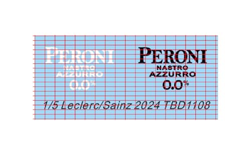 Generico 1/5 fehlende Decals für Leclerc Sainz Helm 2024 Aufkleber TBD1108 Generico 1/5 fehlende Decals für Leclerc Sainz Helm 2024 Aufkleber TBD1108 von Generisch