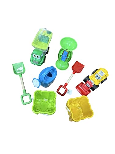 Generico 8-teiliges Strandspielzeug-Set für Kinder, Lkw und Zubehör, bunte Paletten und Formen Generico 8-teiliges Strandspielzeug-Set für Kinder, Lkw und Zubehör, bunte Paletten und Formen von Generisch