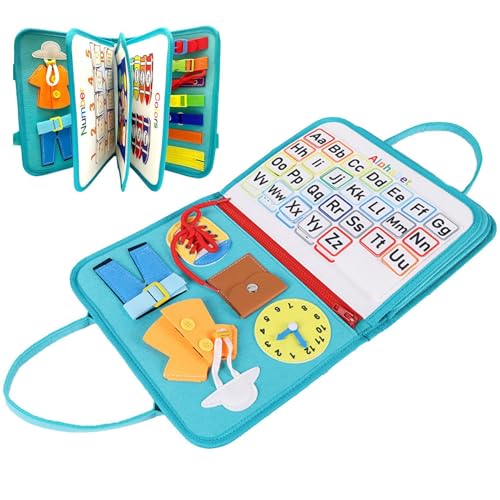 Generico Beschäftigte Tipps - Dinosaurs, Toys Preschool Learning Toys | Preschool Learning Toy, Toddler Activity Board, Toddler Travel Toys für und Mädchen von Generisch