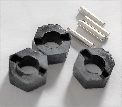 Generico ERSATZTEILE SERIE FÜR RC-MODELLISCH FEDERN SCHEIBEN GELENKEN SECHSECHSECHSFEDERN REIFEN (3 NYLON-Kupplungen M4) von Generisch