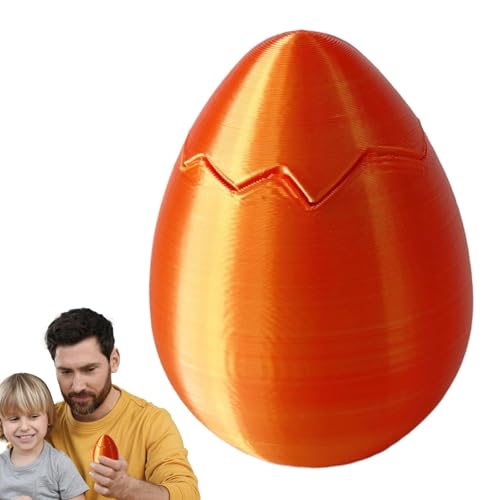 Generico Easter Eggs Empty - Buntes gedrucktes | Kleine Ostereier Glänzende Füllung, handgefertigtes Schreibtischspielzeug kleine Eier, Urlaubsdekoration für Zuhause Themenfunktionen von Generisch