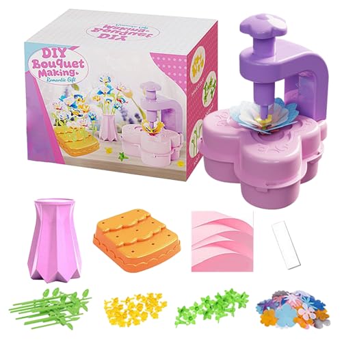 Generico Fabric Flower Toy, Crafting Kit, Bouquet Maker, ABS Embossing Tool, Creative Floral Playset, Ideal for Home Self Build Gift Activity, 7.68x5.12x5.71 Inches, Multicolor, 1 Set Generico Fabric Flower Toy, Crafting Kit, Bouquet Maker, ABS Embossing Tool, Creative Floral Playset, Ideal for Home Self Build Gift Activity, 7.68x5.12x5.71 Inches, Multicolor, 1 Set von Generisch